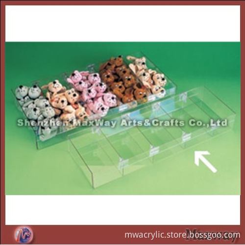 Clear High Grade Acrylic Desplay Tray with Lip